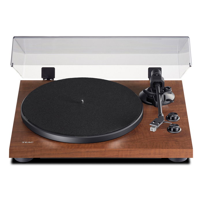 TEAC TN-280BT-A3/B Tocadiscos Manual con Bluetooth 4.2 y Plato de Aluminio, Color Nogal