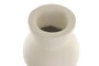 DKD Home Decor Jarrón de Fibra de Vidrio Blanco 26x26x81 cm