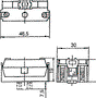 PROMET Bloques de Contactos NEF30 30mm NC x2