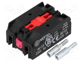 PROMET Bloques de Contactos NEF30 30mm NC x2