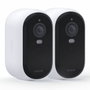Arlo Essential 2K Cámara de vigilancia, Pack de 2, Visión nocturna a color