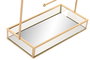 DKD Home Decor Joyero Metálico con Espejo Dorado 26 x 21 x 10 cm