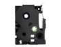 Q-connect Cinta TZE-131 Transparente-Negro 12 mm x 8 m para Rotuladoras Brother - Rollo de Etiquetas