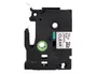 Q-connect Cinta TZE-131 Transparente-Negro 12 mm x 8 m para Rotuladoras Brother - Rollo de Etiquetas