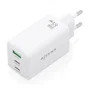 Aisens Cargador GaN 65W con 2xUSB-C y 1xUSB-A, Blanco
