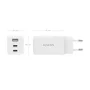 Aisens Cargador GaN 65W con 2xUSB-C y 1xUSB-A, Blanco