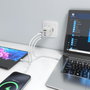 Aisens Cargador GaN 65W con 2xUSB-C y 1xUSB-A Blanco