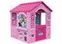 Casa barbie vacaciones felices con adhesivas para decorar y hueco para mascotas 84x103x104 cm
