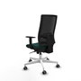 PIQUERAS Y CRESPO Silla de oficina Horna con mecanismo Sincro, Verde botella