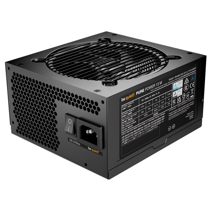 Be Quiet! PURE POWER 13 M Fuente de Alimentación 650W 80 PLUS Gold ATX 3.1 Modular Negro