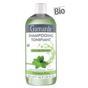 Gamarde Champú Bio Tonificante de Menta para Cabello Graso - 500 ml - Con Aloe Vera - Ingredientes 99% Natural Gamarde Champú Bio Tonificante de Menta para Cabello Graso - 500 ml - Con Aloe Vera - Ingredientes 99% Natural