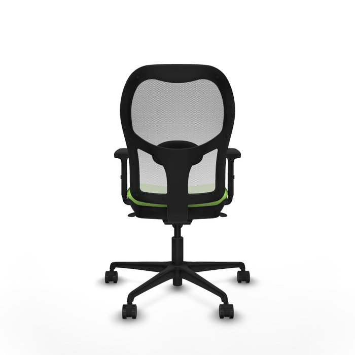 PIQUERAS Y CRESPO Silla de oficina Jorquera con mecanismo Sincro, tela Pistacho y malla Blanco PIQUERAS Y CRESPO Silla de oficina Jorquera con mecanismo Sincro, tela Pistacho y malla Blanco