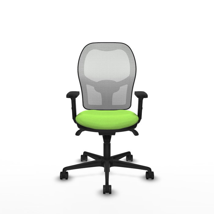 PIQUERAS Y CRESPO Silla de oficina Jorquera con mecanismo Sincro, tela Pistacho y malla Blanco PIQUERAS Y CRESPO Silla de oficina Jorquera con mecanismo Sincro, tela Pistacho y malla Blanco