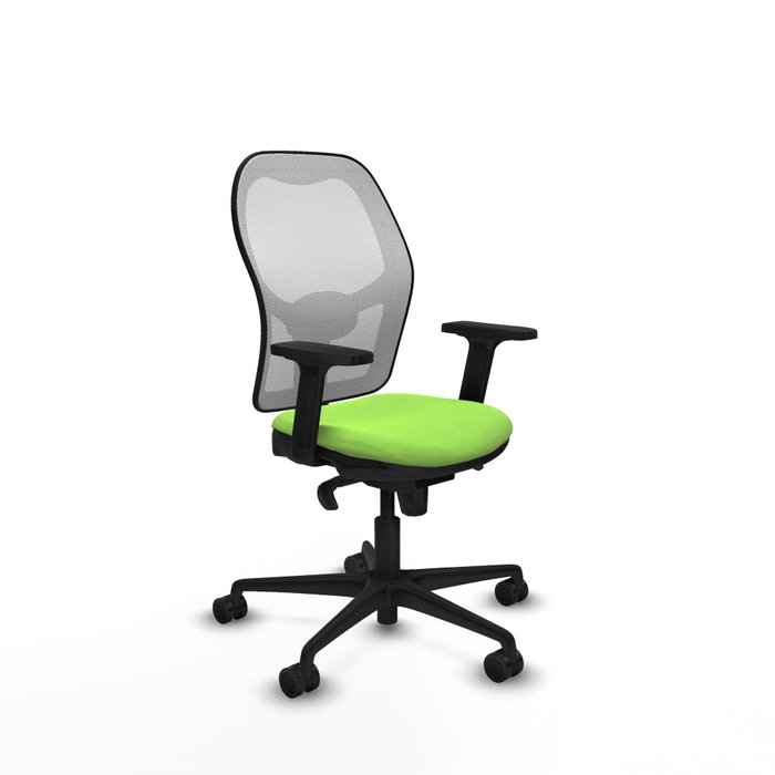 PIQUERAS Y CRESPO Silla de oficina Jorquera con mecanismo Sincro, tela Pistacho y malla Blanco PIQUERAS Y CRESPO Silla de oficina Jorquera con mecanismo Sincro, tela Pistacho y malla Blanco
