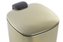 DKD Home Decor Papelera Metálica 3L Mate Dorado