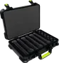 SBG Estuche de Transporte de Polietileno para 6 Micrófonos Inalámbricos con Espacio para Pilas, Cierre TSA
