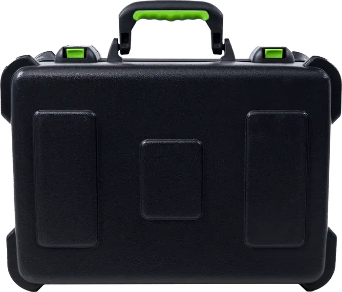 SBG Estuche de Transporte de Polietileno para 6 Micrófonos Inalámbricos con Espacio para Pilas, Cierre TSA