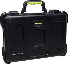 SBG Estuche de Transporte de Polietileno para 6 Micrófonos Inalámbricos con Espacio para Pilas, Cierre TSA