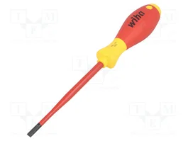 WIHA Destornillador plano aislado SoftFinish® electric slimFix 5,5x1mm