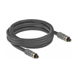 DeLOCK Cable TOSLINK Macho a Macho 3 m Antracita