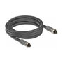 DeLOCK Cable TOSLINK Macho a Macho 3 m Antracita