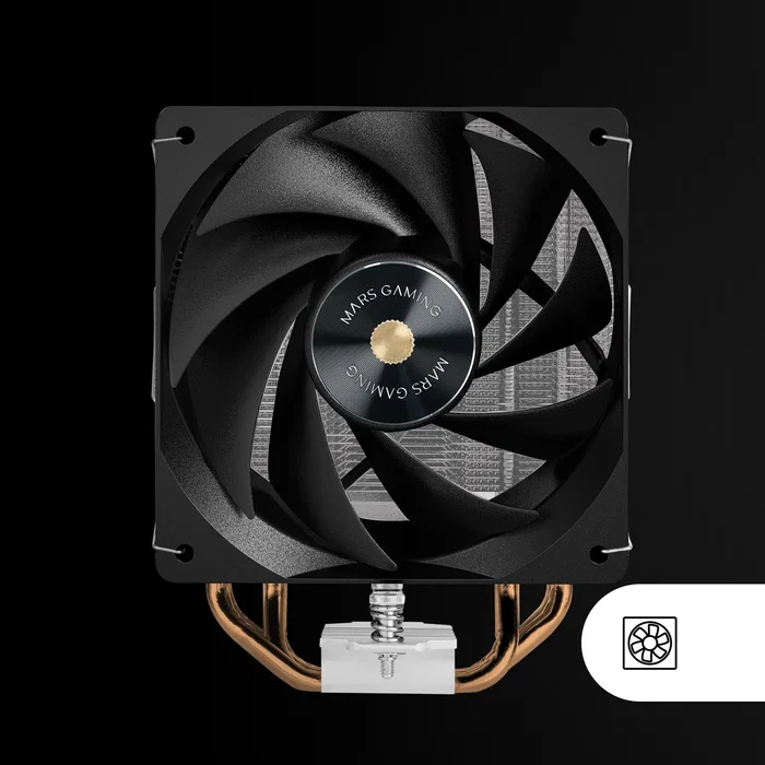 Mars Gaming MCPU-X4 Disipador de Aire 12cm Negro