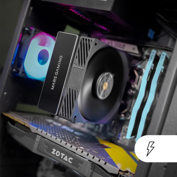 Mars Gaming MCPU-X4 Disipador de Aire 12cm Negro