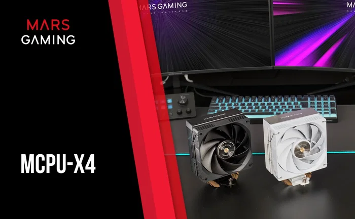 Mars Gaming MCPU-X4 Disipador de Aire 12cm Negro