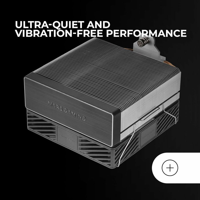 Mars Gaming MCPU-X4 Ventilador con Disipador 12cm Negro