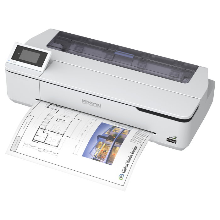 Epson SC-T3100N Impresora Gran Formato Inyección de Tinta, PrecisionCore, Hasta A1 (594x841mm), Wifi, Ethernet, Pantalla LCD Táctil 10.9cm