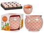 Acorde Vela Perfumada Tarro Cristal Melon 7.5 x 6.3 x 7.5 cm (Set de 12)