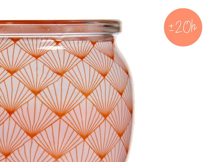 Acorde Vela Perfumada Tarro Cristal Melon 7.5 x 6.3 x 7.5 cm (Set de 12)