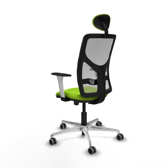 PIQUERAS Y CRESPO Silla de oficina Motilla Pistacho/Gris con mecanismo Sincro/Traslack PIQUERAS Y CRESPO Silla de oficina Motilla Pistacho/Gris con mecanismo Sincro/Traslack