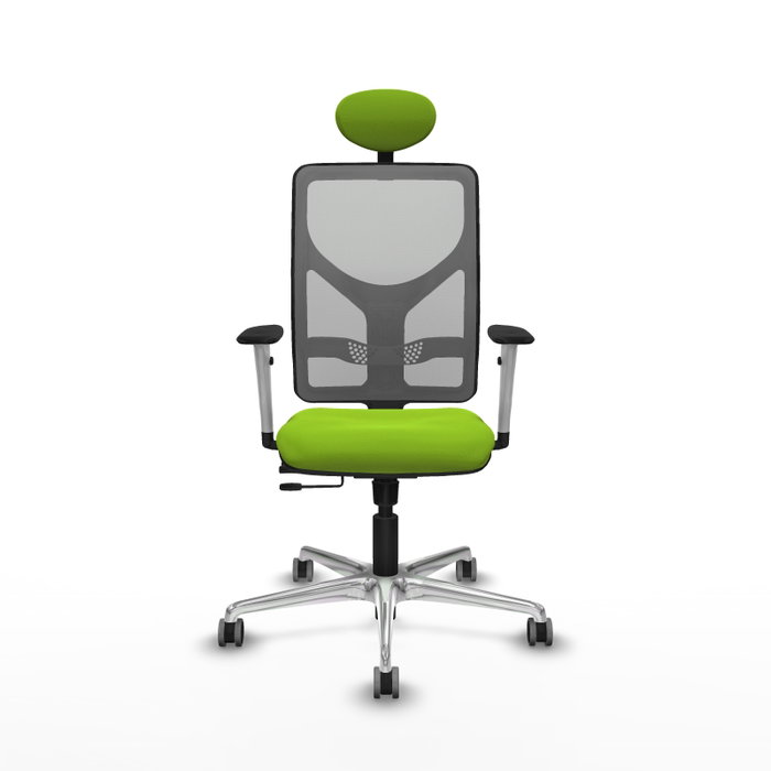 PIQUERAS Y CRESPO Silla de oficina Motilla Pistacho/Gris con mecanismo Sincro/Traslack PIQUERAS Y CRESPO Silla de oficina Motilla Pistacho/Gris con mecanismo Sincro/Traslack