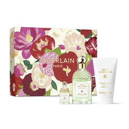 Guerlain AQUA ALLEGORIA Rosa Verde Eau de Toilette Vaporizador 75 ml + Loción Corporal 75 ml Estuche 2 Piezas - Perfume Floral Verde Fresco con Notas de Rosa, Pepino y Pera