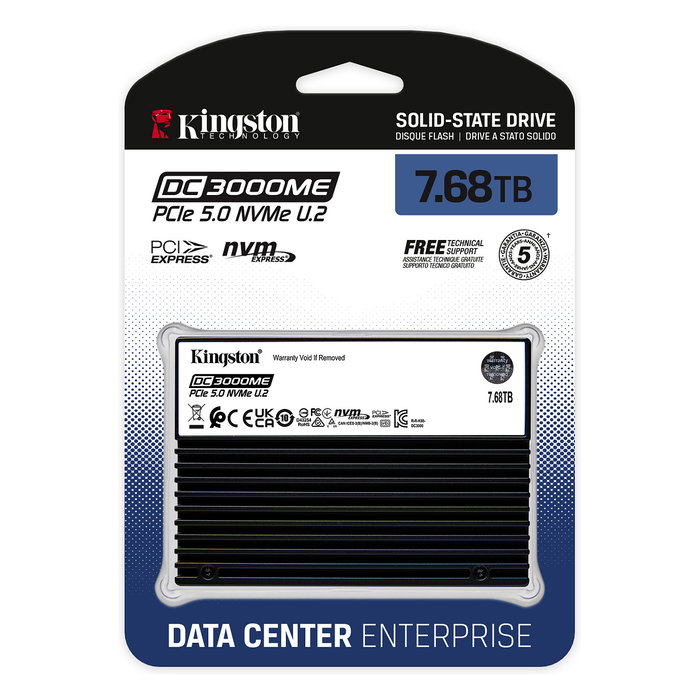 Kingston DC3000ME 7,68 TB SSD U.2 PCIe 5.0 NVMe