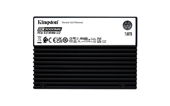 Kingston DC3000ME 7,68 TB U.2 PCIe 5.0 NVMe SSD