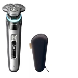 Philips XP9205/95 Afeitadora de rotación SkinIQ Plata con 3 cabezales flexibles