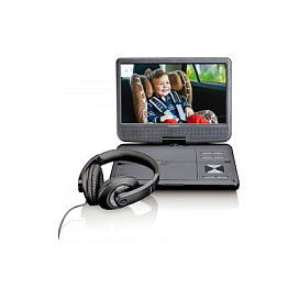 Lenco DVP-1010BK Reproductor de DVD portátil convertible con pantalla LCD de 10", Negro - Reproduce CD, DVD, USB, tarjeta SD, MP3 Lenco DVP-1010BK Reproductor de DVD portátil convertible con pantalla LCD de 10", Negro - Reproduce CD, DVD, USB, tarjeta SD, MP3