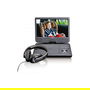 Lenco DVP-1010BK Reproductor de DVD portátil convertible con pantalla LCD de 10", Negro - Reproduce CD, DVD, USB, tarjeta SD, MP3