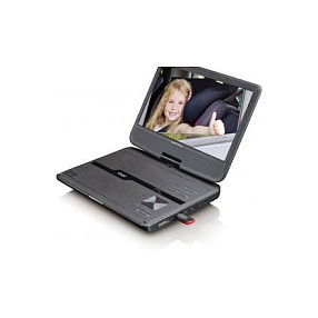 Lenco DVP-1010BK Reproductor de DVD portátil convertible con pantalla LCD de 10", Negro - Reproduce CD, DVD, USB, tarjeta SD, MP3 Lenco DVP-1010BK Reproductor de DVD portátil convertible con pantalla LCD de 10", Negro - Reproduce CD, DVD, USB, tarjeta SD, MP3