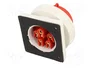 PAWBOL Conector de alimentación AC trifásico macho 16A 400V 5 pines