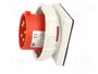 PAWBOL Conector de alimentación AC trifásico macho 16A 400V 5 pines