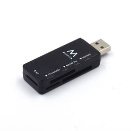 Ewent EW1049 Lector de Tarjetas Múltiple USB 2.0 para MS, SD, T-flash, M2