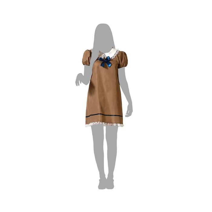 Disfraz de Muñeca Terrorífica con Vestido Marrón XS-S