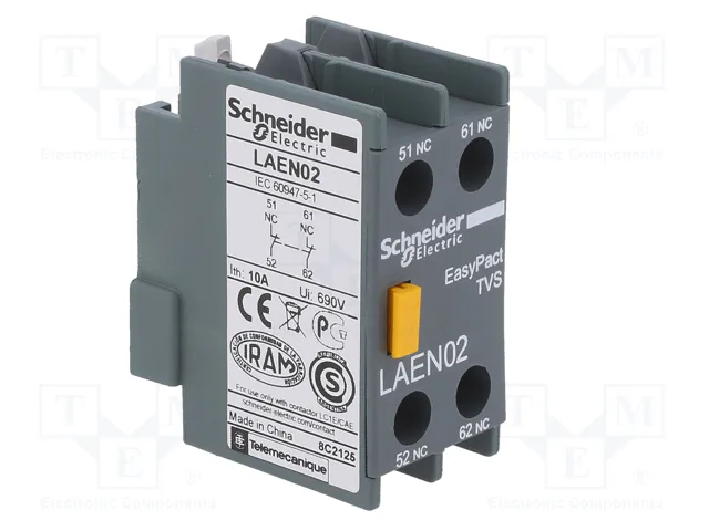 SCHNEIDER ELECTRIC Contactores auxiliares Easy TeSys NC x2