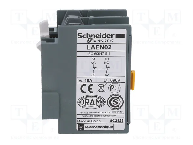 SCHNEIDER ELECTRIC Contactores auxiliares Easy TeSys NC x2