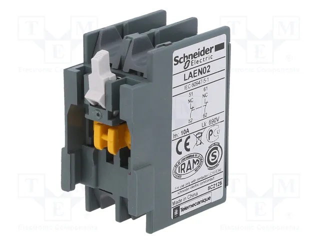SCHNEIDER ELECTRIC Contactores auxiliares Easy TeSys NC x2