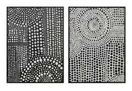 DKD Home Decor Cuadro Lienzo Abstracto Pack de 2, 60x3,5x80 cm