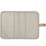 Beaba Funda para libro de salud de lona gris perla